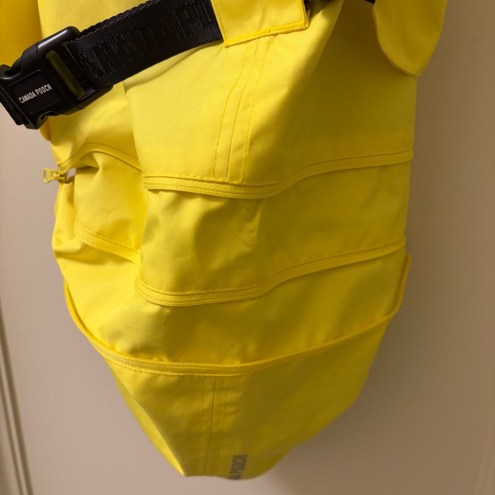Canada Pooch Grow with Me Yellow Rain Coat - Picture 9 of 9